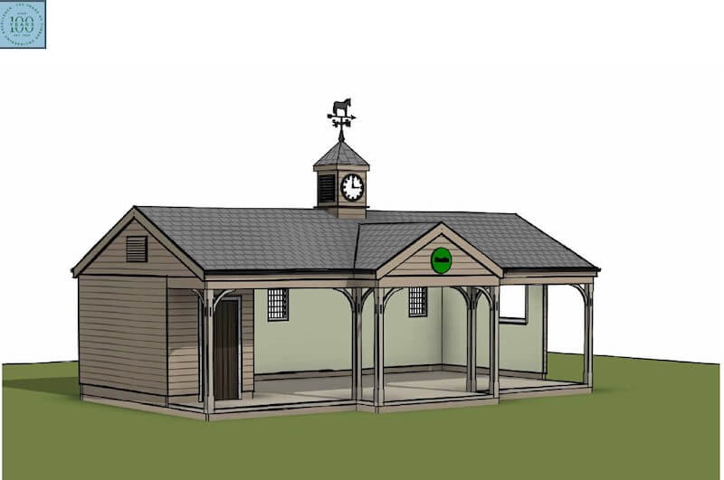 Multi-use equestrian building 10m x 6m