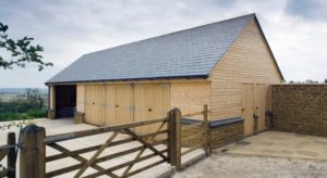 timber frame and wooden garages