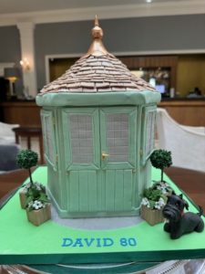 David 80th Summerhouse Cake